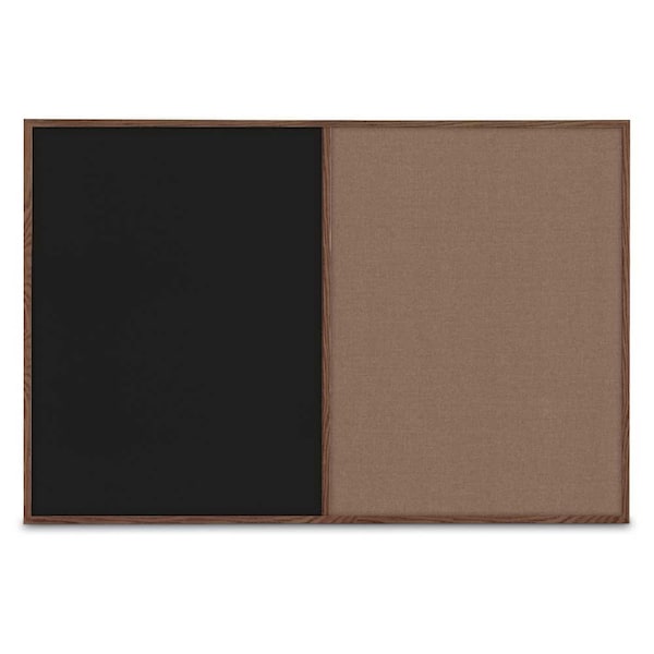 United Visual Products Slim Style Indoor Enclosed Radius Corkbo UVRDS42SB-BRONZE-BLACK - main